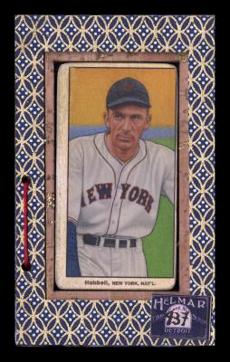 Picture, Helmar Brewing, T206-Helmar Card # 437, Carl HUBBELL, Black cap, sleeve, New York Giants
